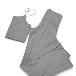 Victoria's Secret VSX LUXMarl Tank and Flare Leggings Matching Set